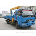 Dongfeng 3ton 4x2 truck with crane